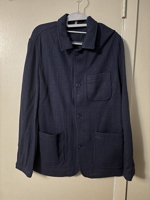 #ad #ad Collection by Michael Strahan Navy Chore Coat Mens Medium $40.00
