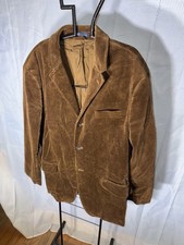 Polo Ralph Lauren Vintage Mens Cotton Corduroy Chore Blazer Sport Jacket Size XL