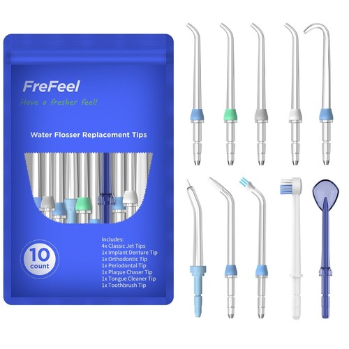 Water Flosser Replacement Heads and Picks - 10 Tips - Bild 1 von 9