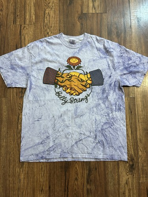 #ad Billy Strings Summer Tour 2025 Men’s Blue T Shirt Size 2XL Bluegrass Music Rare $55.00