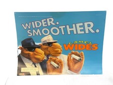 VTG Joe Camel 1992 Sign Wider Smoother Wides Camel Lights Double Sided (25x18)