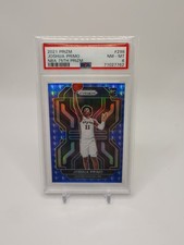 2021-22 Panini Prizm Joshua Primo Rookie #298 Nba 75th Anniversary Prizm PSA 8