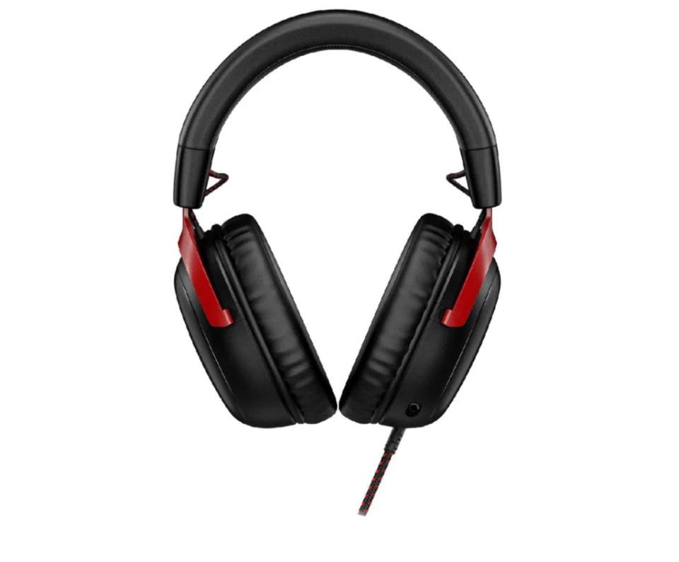 HyperX Cloud III S – Kabelloses Gaming-Headset, Multiplattform schwarz - rot - Bild 3 von 4