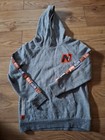 Boys Size 8-9 Years Nerf Grey Hoodie,  With Front Pouch Pocket
