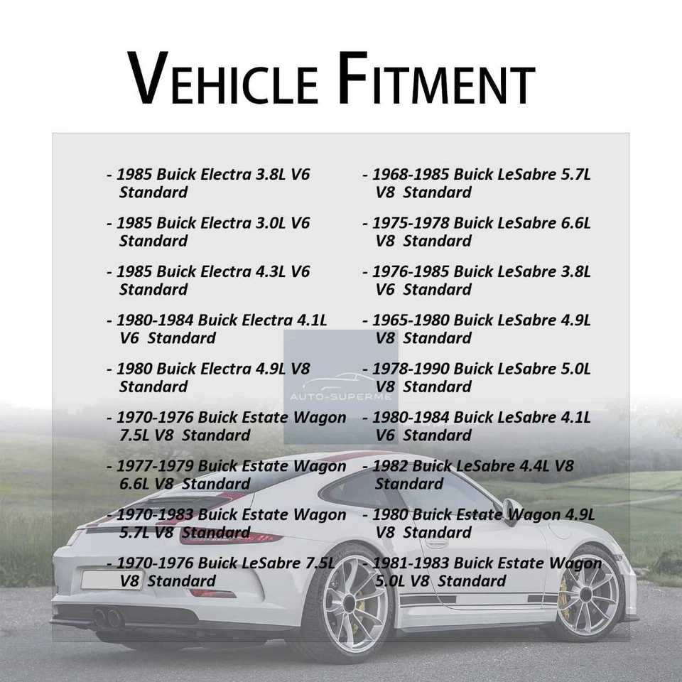 Termostato de refrigerante de motor para Buick LeSabre 1965-1980 4,9 L Foto 3 de 4