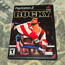 Ubisoft Rocky PS2 T NTSC-U/C 2002 Multiplayer Sports Boxing Game/Manual 