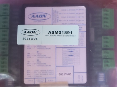 #ad AAON HP2C2 TWO CONDENSER HEAD PRESSURE II MODULE Brand New ASM01891 $495.00