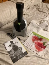 Yonanas 902 Healthy Ice Cream Dessert Maker - Black/Silver