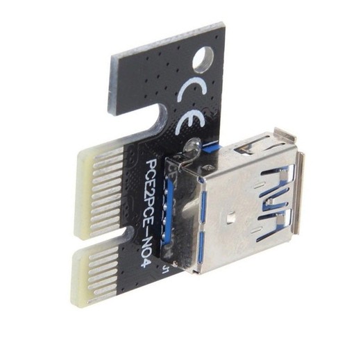 Mini PCI-E Riser Extended Adapter USB 3.0 PCI-E 1X to 16X Graphics Riser Card - Afbeelding 13 van 15