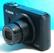 Canon PowerShot S100 Compact Digital Camera Black From Japan Fedex for parts