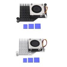 Media Center Fan Kit for RPI 5 Board with Heatsink Set Included