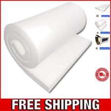 Multi-Purpose 2" x 24" x 72" High Density Cushion Foam for Upholstery Projects