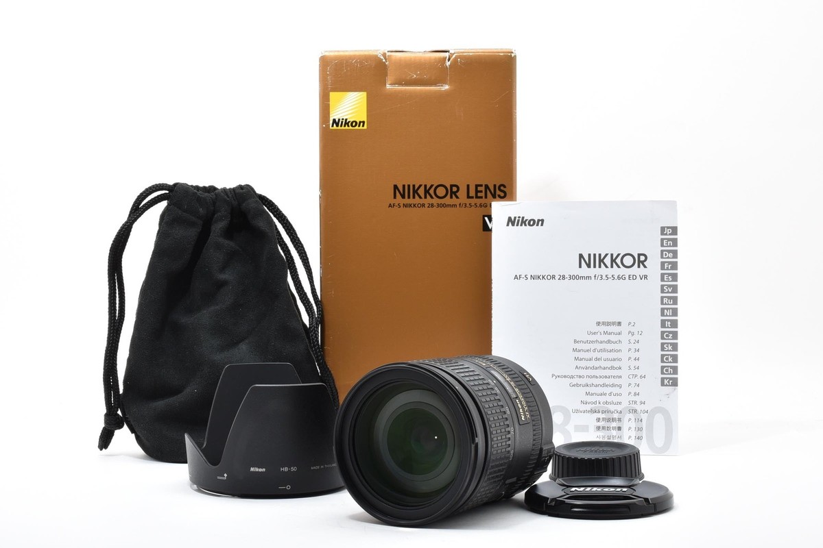 Near Mint] Nikon AF-S Nikkor 28-300mm F3.5-5.6 ED VR Zoom Lens in