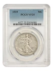 Photo of a 1919-P Walking Liberty Half Dollar from an eBay listing that sold on Jul 18, 2026