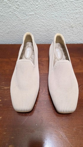 Neu ohne Etikett Vivaia Damen-Slipper quadratische Zehenpartie beige Strick-Loafer Größe 40,5 hellwei " - Bild 2 von 9