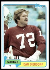 1981 Topps #519 Dan Dierdorf St. Louis Cardinals NM+