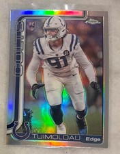 Topps 2025 Chrome - JT TUIMOLOAU - #356 - Refractor | Indianapolis Colts (RC)