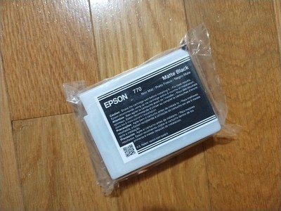 2025 GENUINE EPSON 770 MATTE BLACK T46R8 INK T770 SURECOLOR SC-P700 SEALED