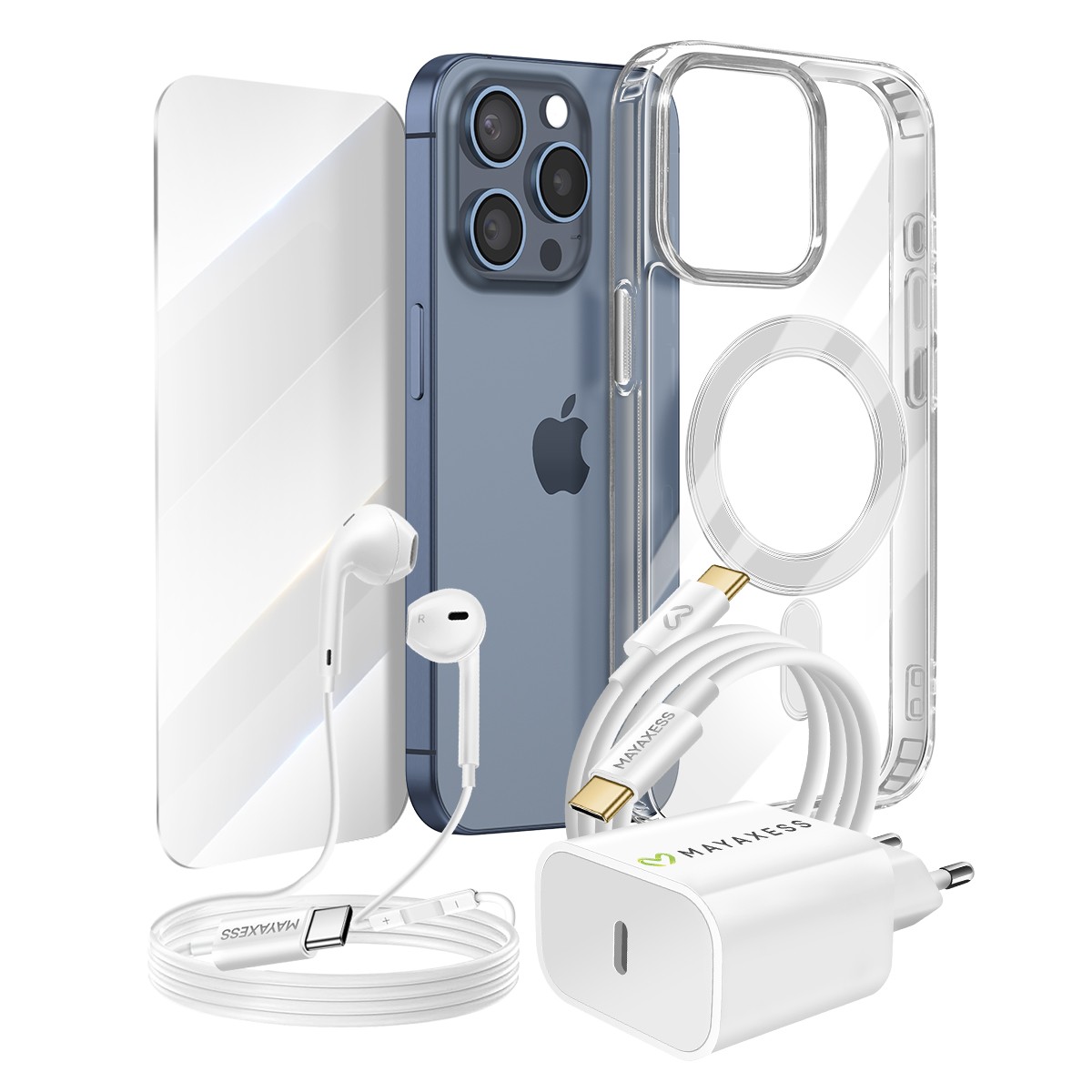 Protection intégrale iPhone 15 Pro Max évitant les rayures et la casse