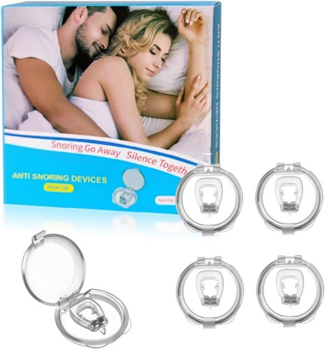 Anti Snoring Devices4PCS,Sleep Clips snoring,Snoring Nose Clip, 4PCS