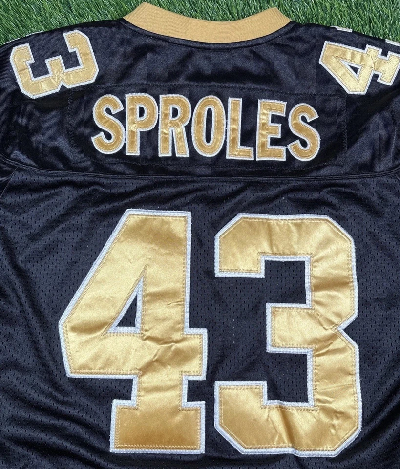 Auténtica camiseta cosida Reebok New Orleans Saints Darren Sproles #43 talla 52 Foto 3 de 4