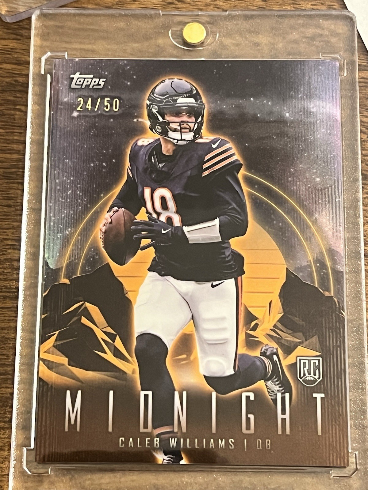 2024 Topps Midnight Caleb Williams /50 Summer Solstice #1 Rookie