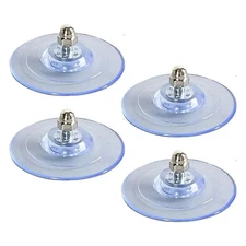 4 Pieces PVC Suction Cups Cat Window Perch Screw Cat Bed Suction Cups Maximum We