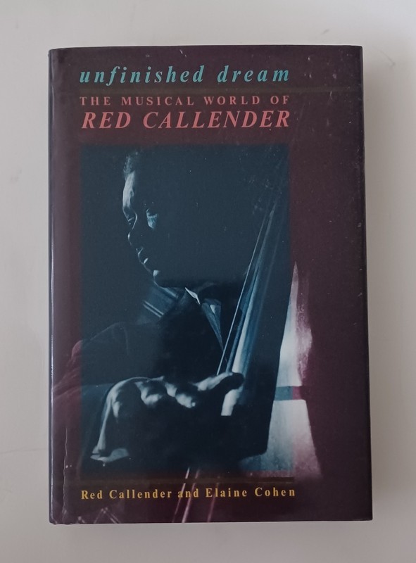 Signed 2x! Red Callender Unfinished Dream Musical World HCDJ Quartet 1985 Jazz