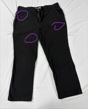 Men  s Carhartt Work Pants Size 38x30 Black W/ Imperfections