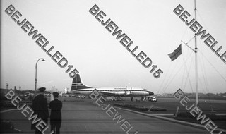 Old Aircraft Negative...Bristol Brittania...G ANBC...Nigerian Airways.....#085
