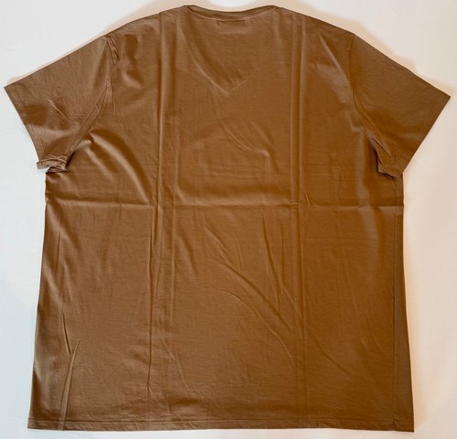 Herren Lacoste Kurzarm Shirt Regular Fit V-Ausschnitt Gr. 9 / 4XL Braun 06082506 - Bild 9 von 9