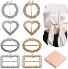 Ebay.com:8Pack Scarf Ring ClipShirt Clips for Women Clothing,Fashion Metal Shirt