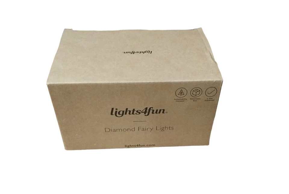 10 Star Paper Lantern Battery Operated LED Bedroom  Fairy String Lights - Image 2 of 4