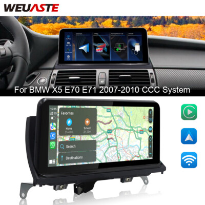 Car Linux Screen 10.25'' Stereo Navigation For BMW X5 E70 E71 2007-10 CCC System