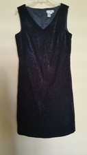 Womens Evening Party Dress - Coldwater Creek -Little Black Dress - Size 12 -NWOT