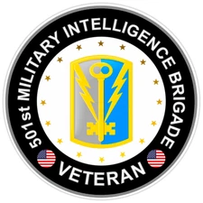 501th Military Intelligence Brigade Veteran Bumper Sticker Military Decal 5"