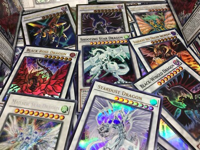 Yugioh 5d S Complete Signer Dragon Set Stardust Ancient Fairy Black Rose 6 Cards Collectible Card Games Yu Gi Oh Trading Card Game