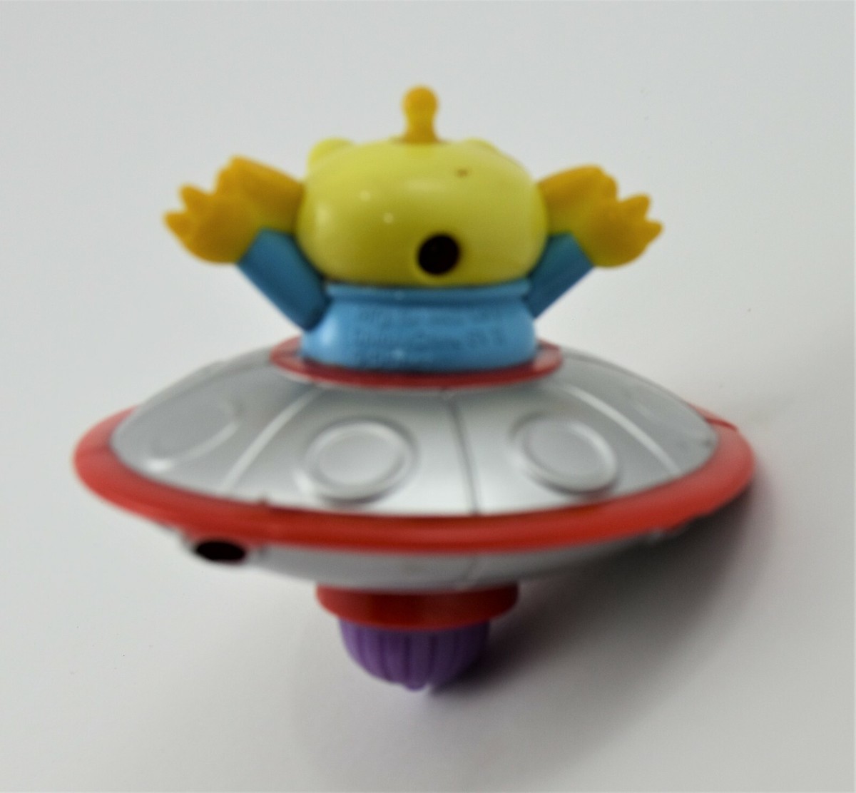 1999 Green Alien Spin Saucer Top McDonald's Action Figure #5
