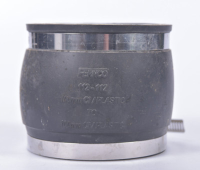 Fernco 112-112 Flexible Muffe Adapter Kupplung 112mm für 100mm Rohr Kunststoff