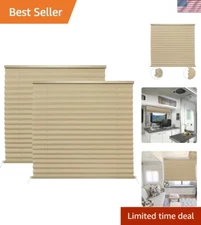 RV Blinds Pleated Shades, RV Blinds Shade 26" W x 24" L, RV Window Shade Shut...