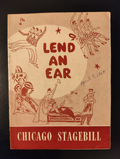 John Beal in Lend an Ear 1950 Great Nothern Theatre Chicago Playbill