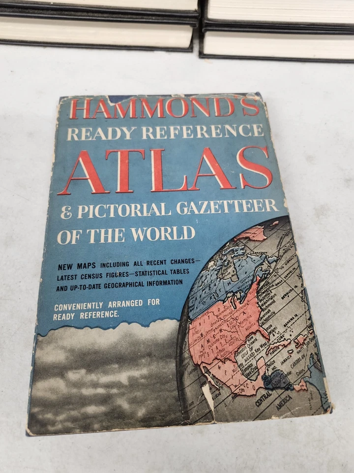 Hammond’s Pictorial Ready Reference Atlas and Gazetteer Of The World 1938 HCDJ - Image 3 of 4