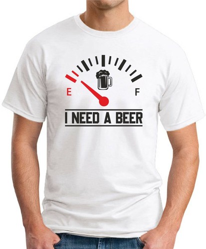 I NEED A BEER T-SHIRT > Funny Slogan Geek Nerd Novelty Gift Car Drinking Pub - Picture 14 of 22
