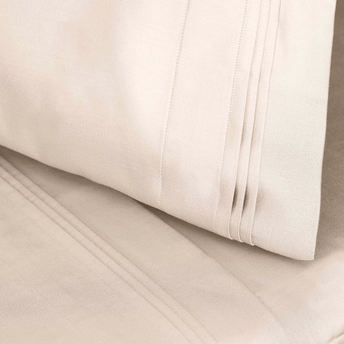 1500 Thread Count Egyptian Cotton Solid Pillowcase Set Standard & King Sizes - Picture 5 of 51