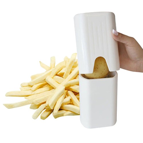 Taglia Affetta Patate per Patatine Fritte Stick Bastoncini Manuale Trita Verdure - Foto 3 di 7