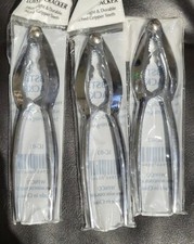 Lot of 3 - Winco Chrome Plated Lobster Cracker, Heavy-Weight Durable Notched Gri