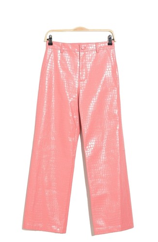 Alice + Olivia Athena Green Plaid Ultra High Rise Extra Wide Leg  display picture 1