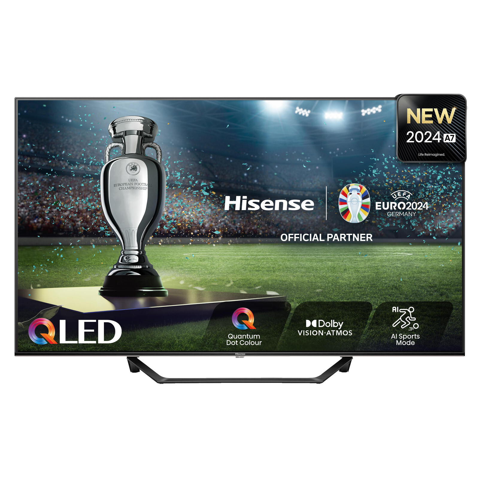 Hisense 43a7nq Qled Tv (flat, 43 Zoll / 108 Cm, Uhd 4k, Smart Tv)