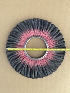 GARFIELD 14 Inch PINK *Lot Of 36* Resin Dip Airway Buffing Wheel Buff Pad