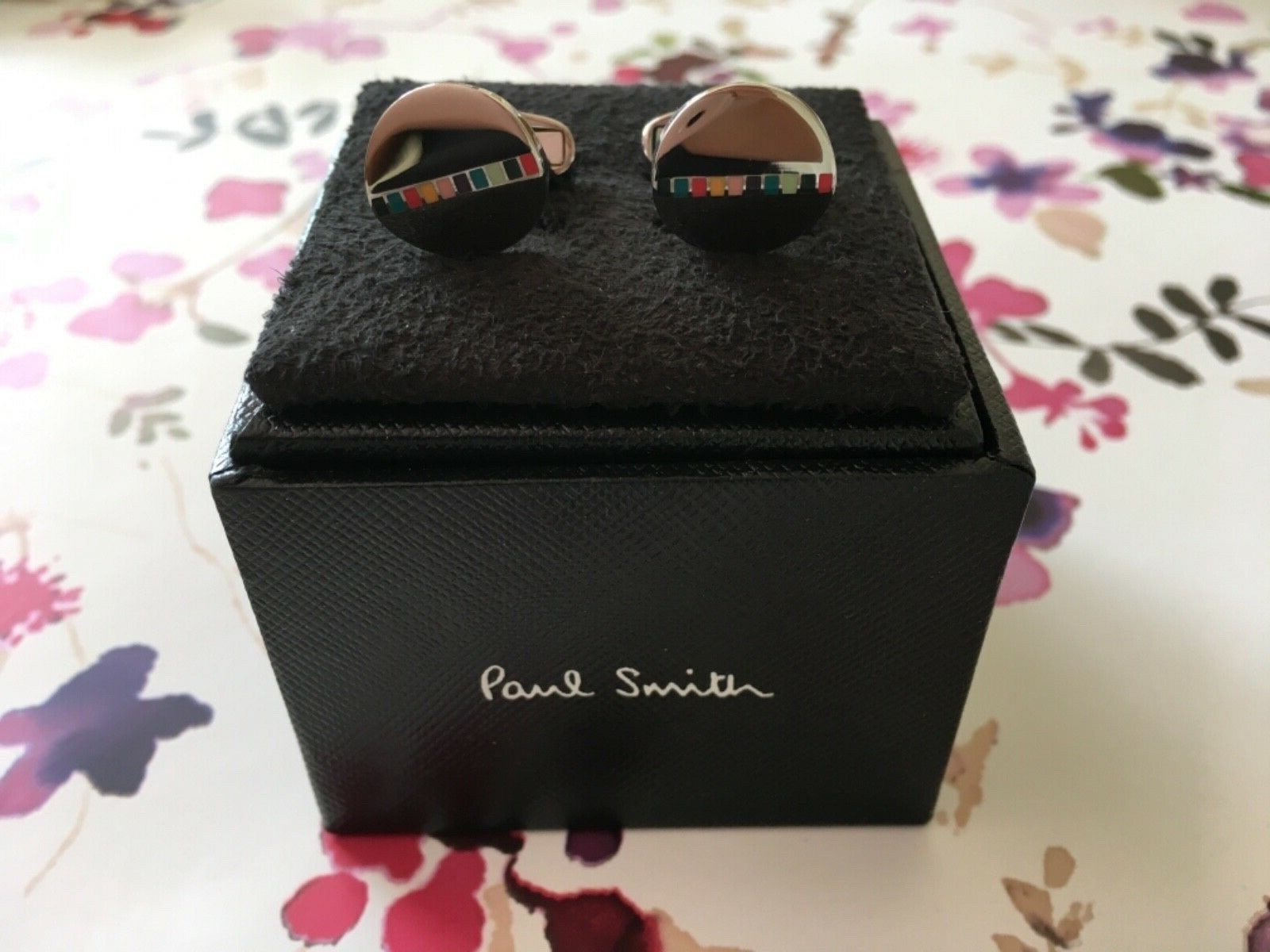 NEW ●✿ PS PAUL SMITH ●✿  Men's Cufflink Striped Step ●✿ CUFFLINKS